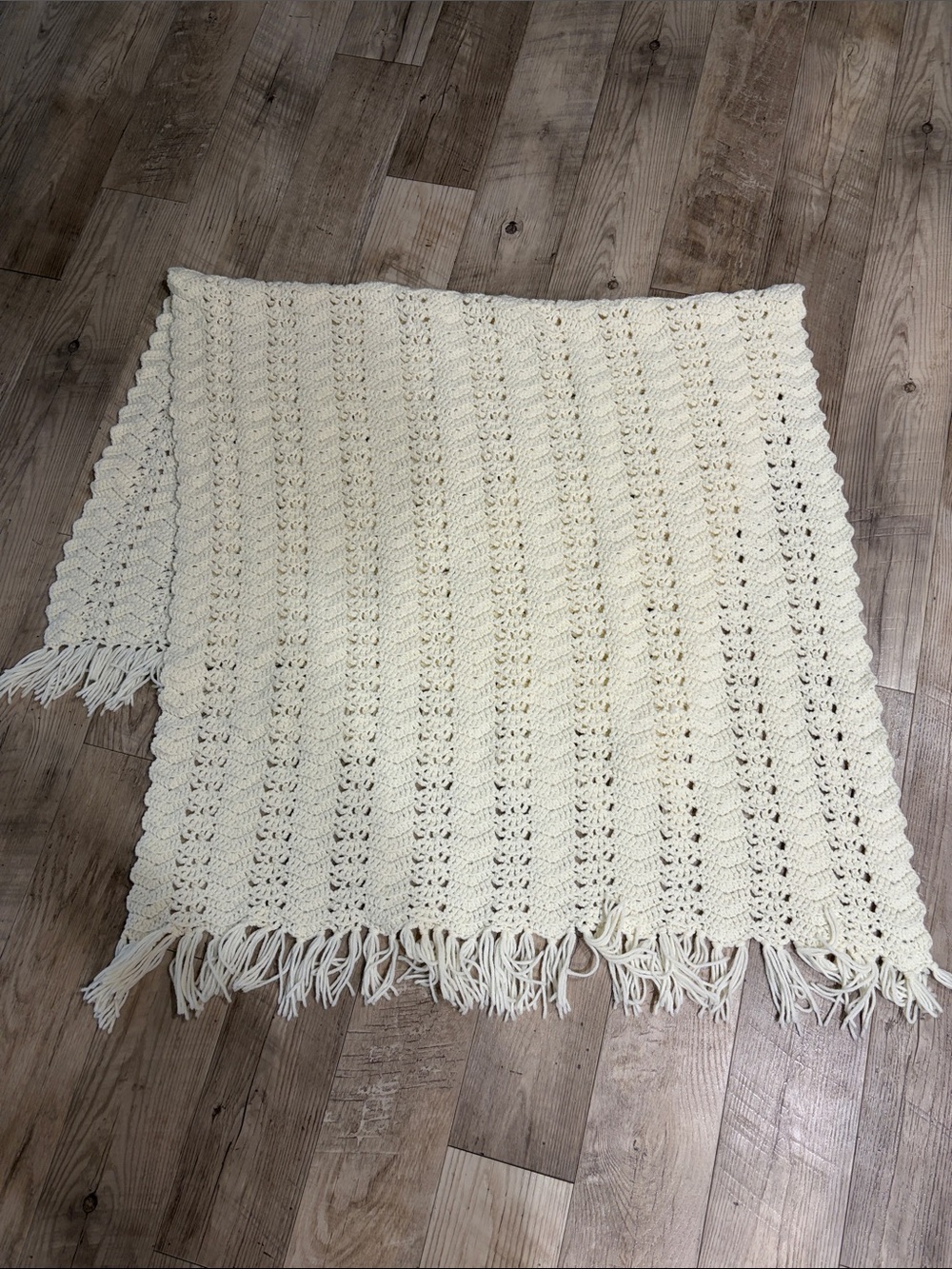 Vintage Cream Blanket